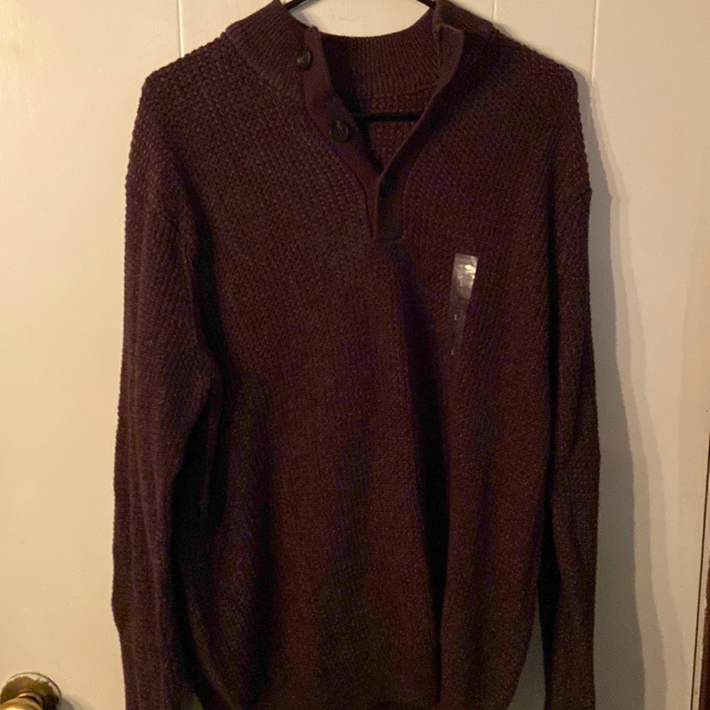 Croft and Barrow maroon sweater